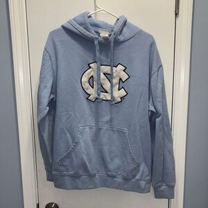 Vintage UNC Carolina Light Blue Hoodie size large